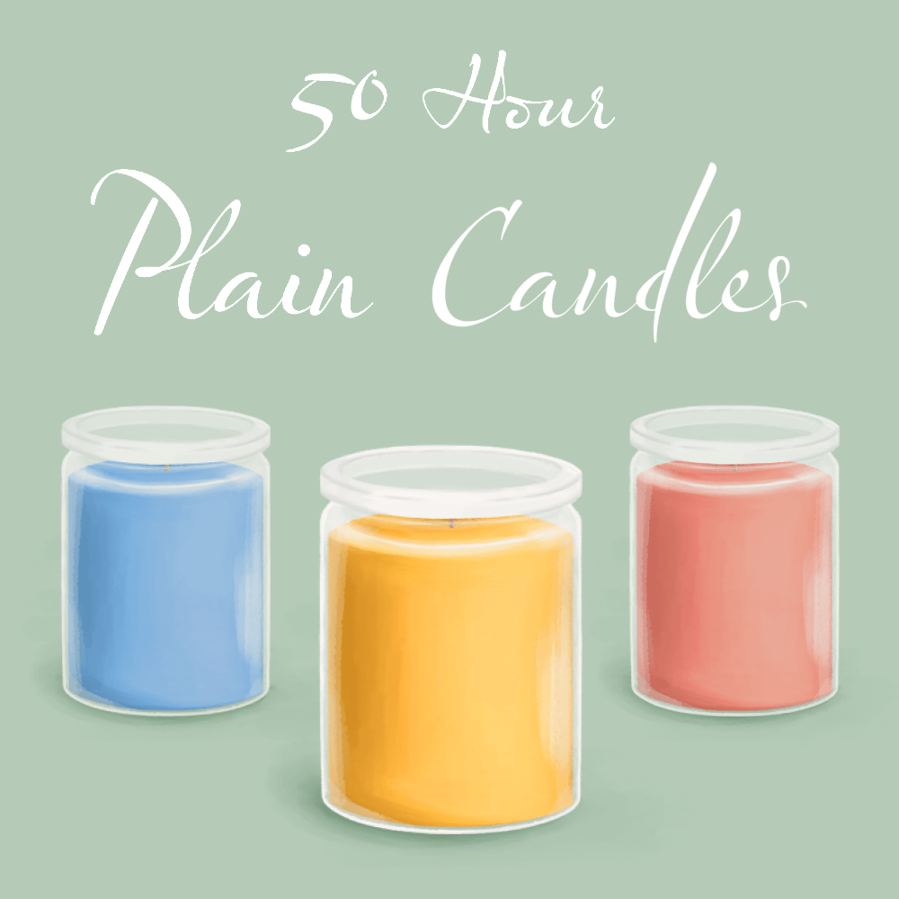 50 Hour Plain Candles